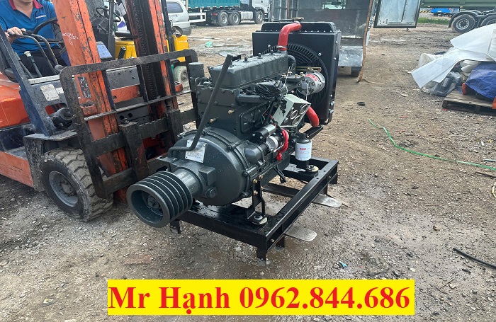 máy lai mooc chở xi măng rời