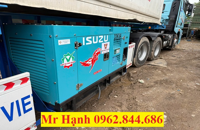 máy phát điện isuzu 33kva