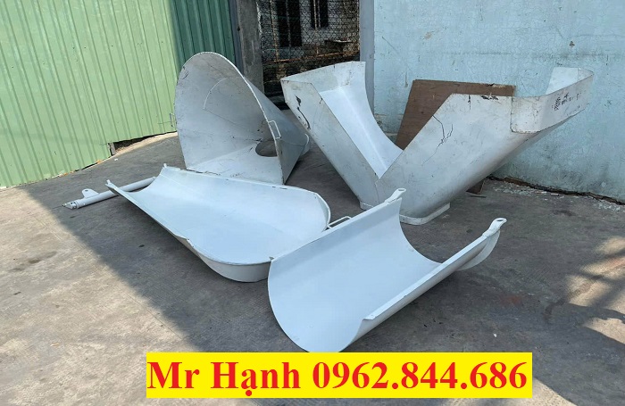 máng xả xe trộn bê tông