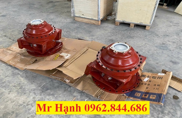 hộp số giảm tốc xe bồn trộn bê tông