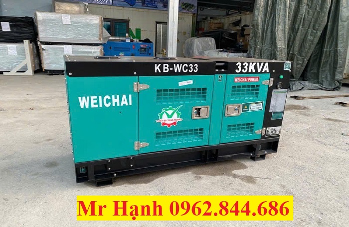 bán máy phát điện weichai 33kva