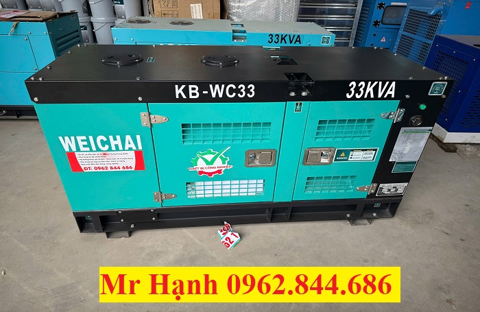 máy phát điện weichai 33kva