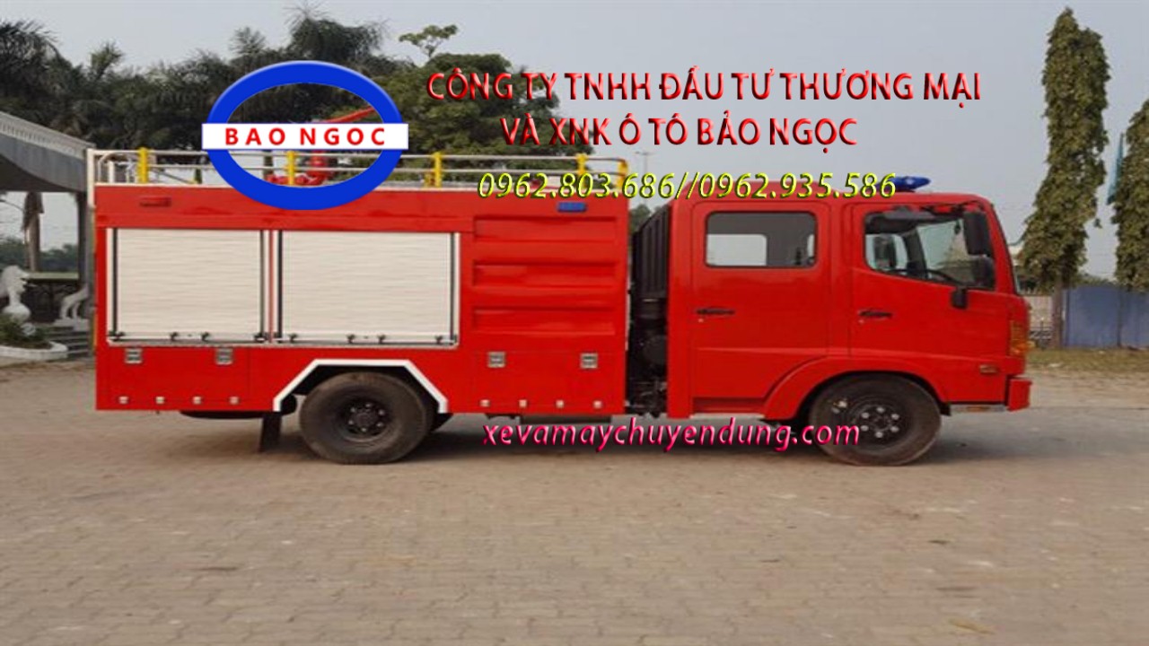 Xe chữa cháy 4 khối HINO FC