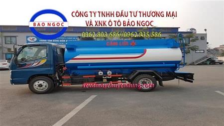 Xe bồn chở xăng dầu 6 khối thaco ollin 500b