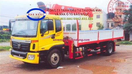 Xe tải thaco auman C160 gắn cẩu kanglim 5 tấn 6 đốt KS1056