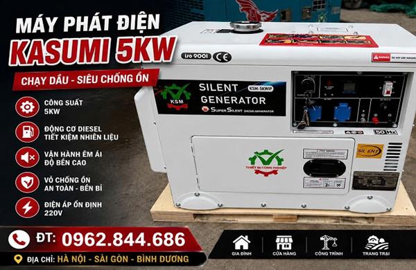 MÁY PHÁT ĐIỆN KASUMI 5KW